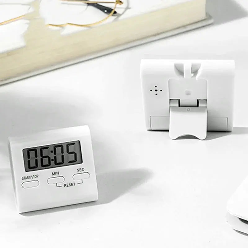 Digital Kitchen Timer LCD Display – Magnetic Cooking Countdown Timer for Baking, BBQ, Oven & Kitchen Gadgets