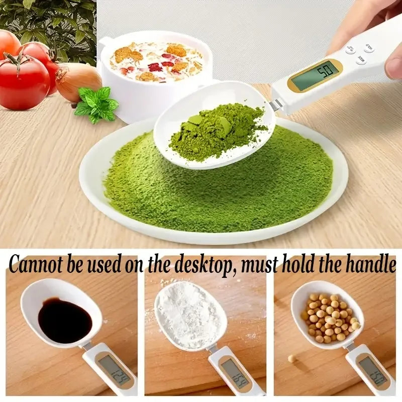 Mini Spoon Digital Kitchen Scale – LCD Food Scale for Coffee, Flour & Cooking (0.1-500g)