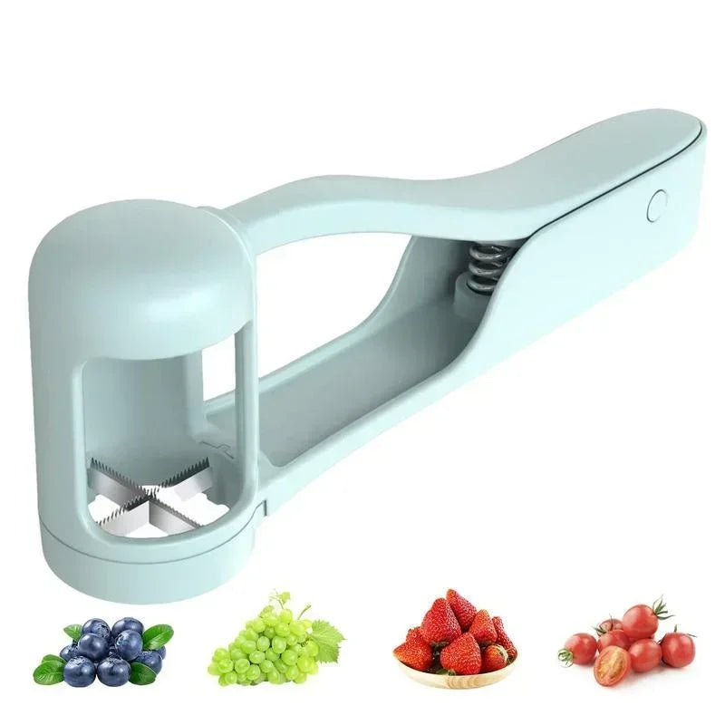 Tomato & Cherry Slicer – Fruit Cutter for Salad, Toddlers & Baby Snacks