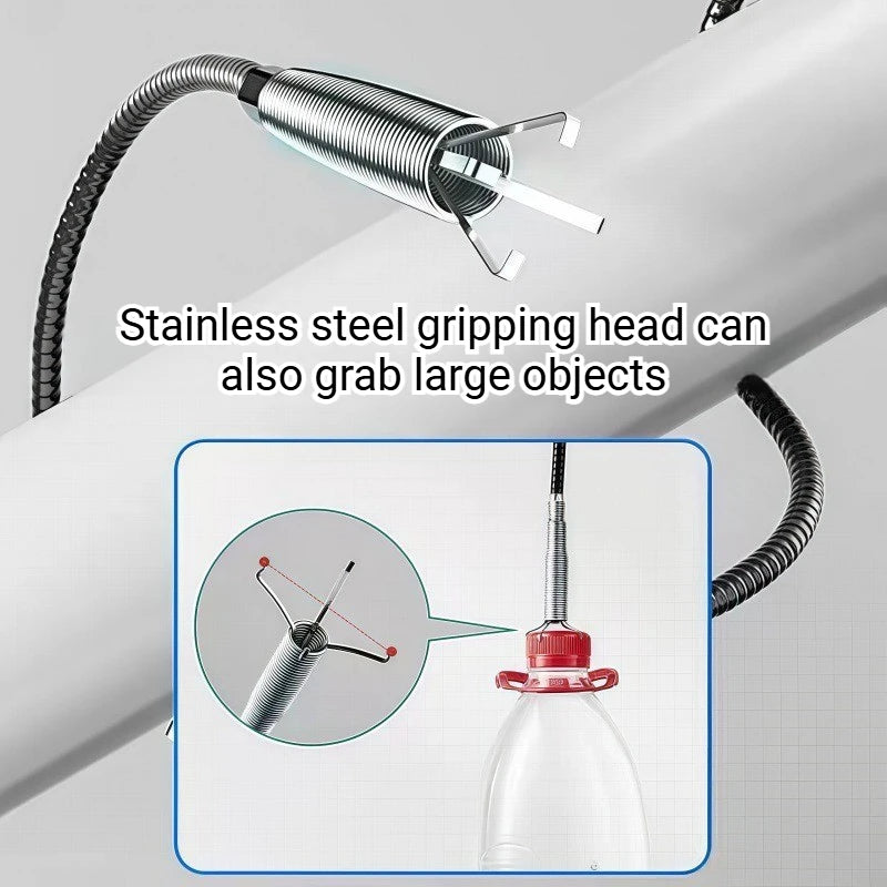 Four-Claw Telescopic Drain Opener – Hand Plunger for Bathroom and Kitchen Pipes