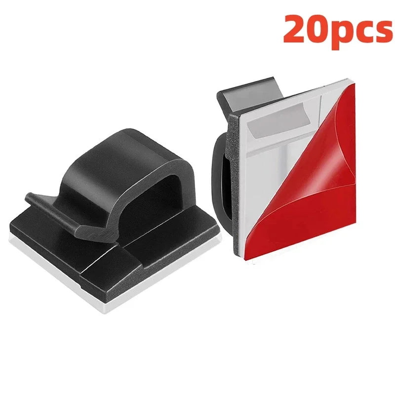 Self Adhesive Cable Clips – Wire Organizer & Cord Holder 10/50PCS