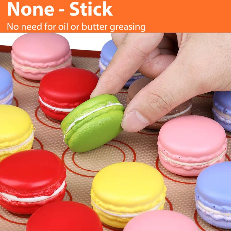 Reusable Silicone Baking Mat for Oven – Non Stick Heat Resistant Cookie & Baking Sheet Liner