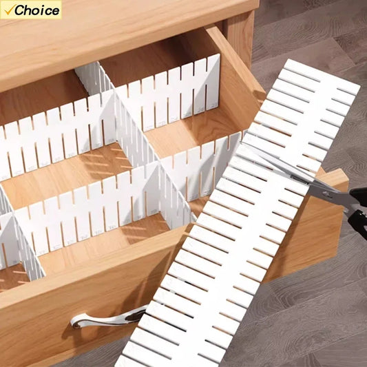 Adjustable Drawer Divider Organizer – Expandable Storage for Clothes & Cosmetics