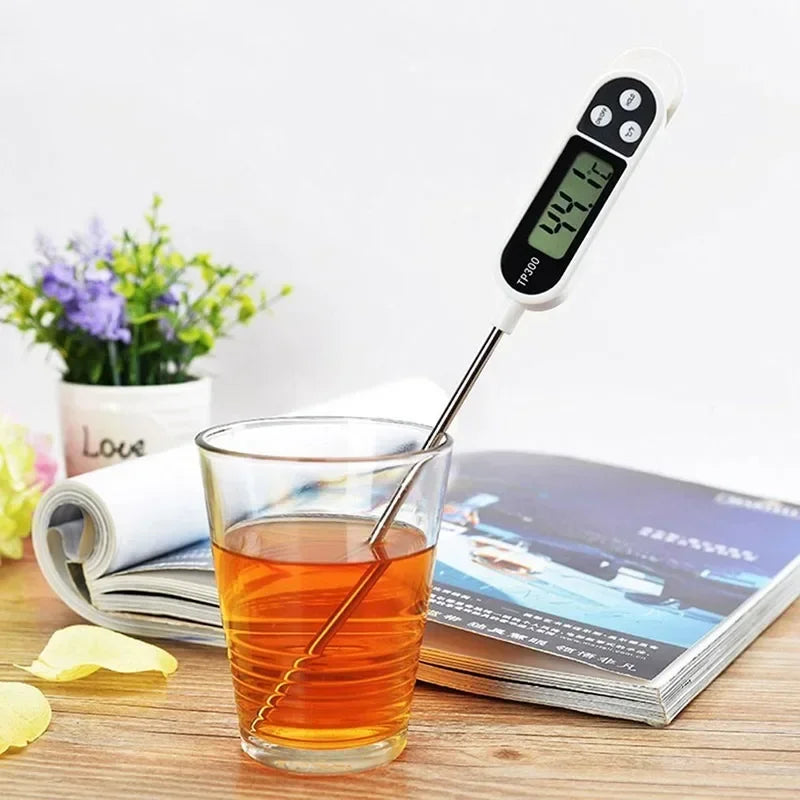 Digital Food Thermometer TP300 – Kitchen, Meat, BBQ, Oven & Water/Oil Cooking Probe