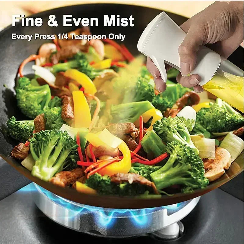 Oil Spray Bottle Dispenser – Olive Oil Sprayer for Cooking, Air Fryer, BBQ & Salad