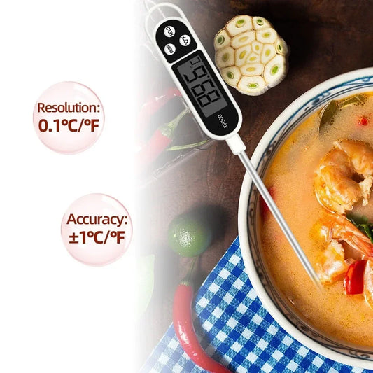 Digital Food Thermometer TP300 – Kitchen, Meat, BBQ, Oven & Water/Oil Cooking Probe
