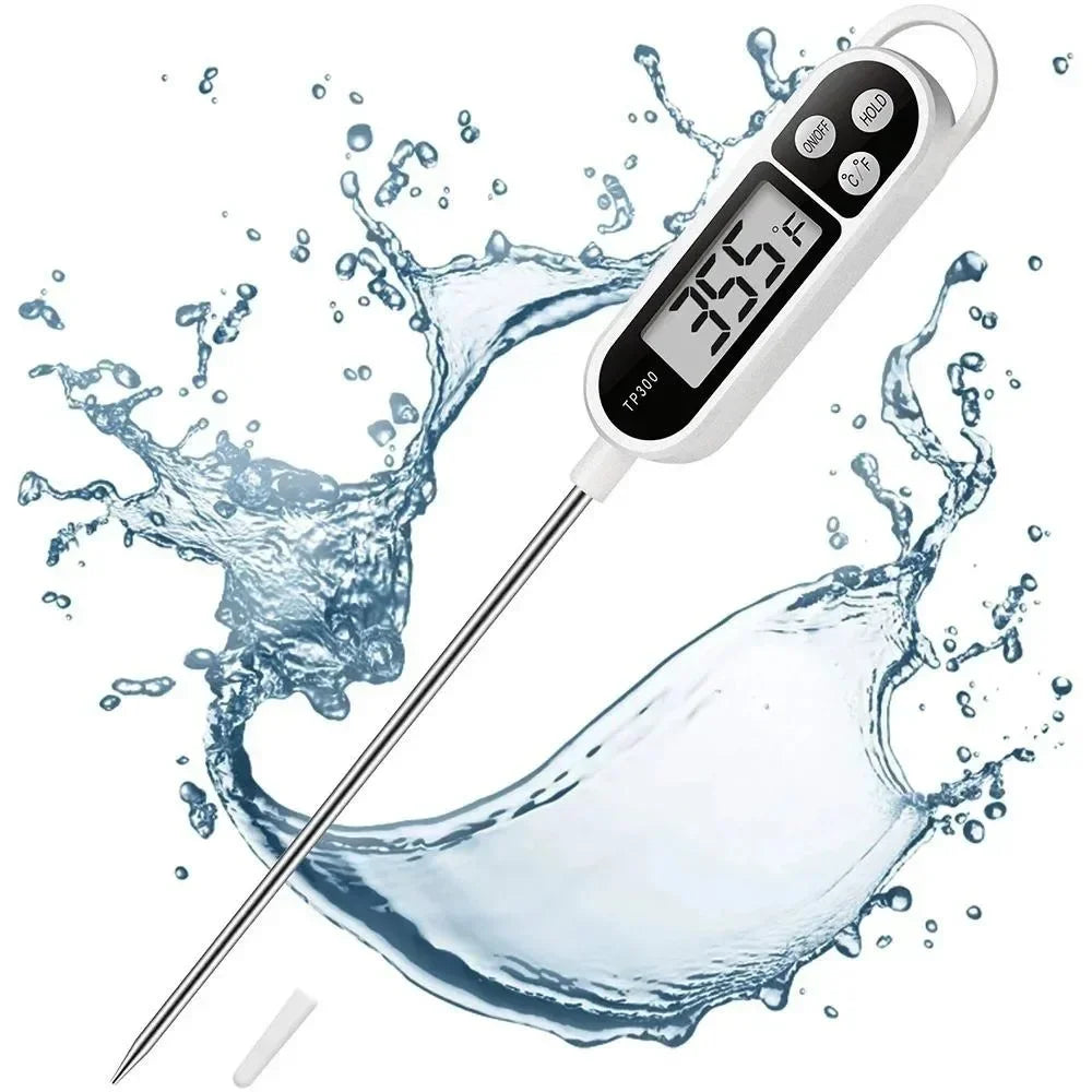 Digital Food Thermometer TP300 – Kitchen, Meat, BBQ, Oven & Water/Oil Cooking Probe