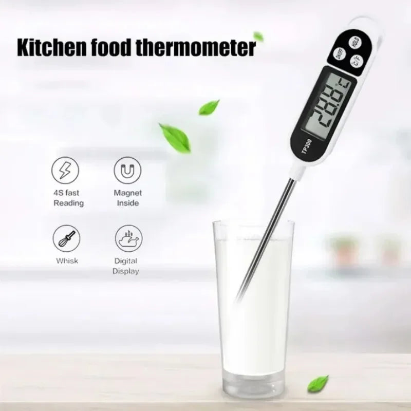 Digital Food Thermometer TP300 – Kitchen, Meat, BBQ, Oven & Water/Oil Cooking Probe