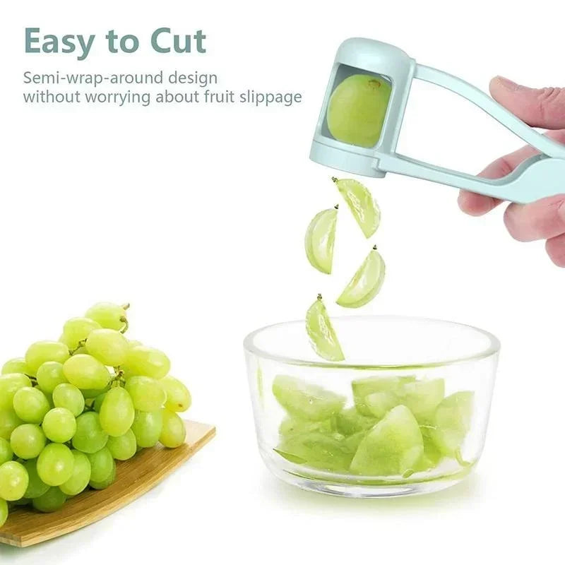 Tomato & Cherry Slicer – Fruit Cutter for Salad, Toddlers & Baby Snacks