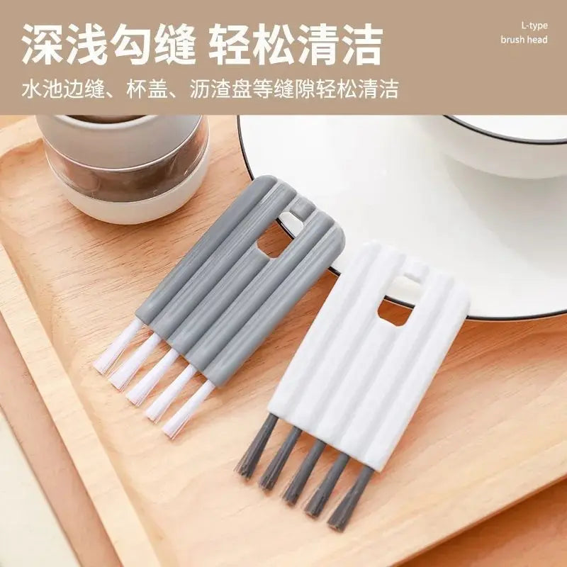 Multifunctional Flexible Cleaning Brush – Milk Bottle, Cup Slot & Keyboard Cleaner