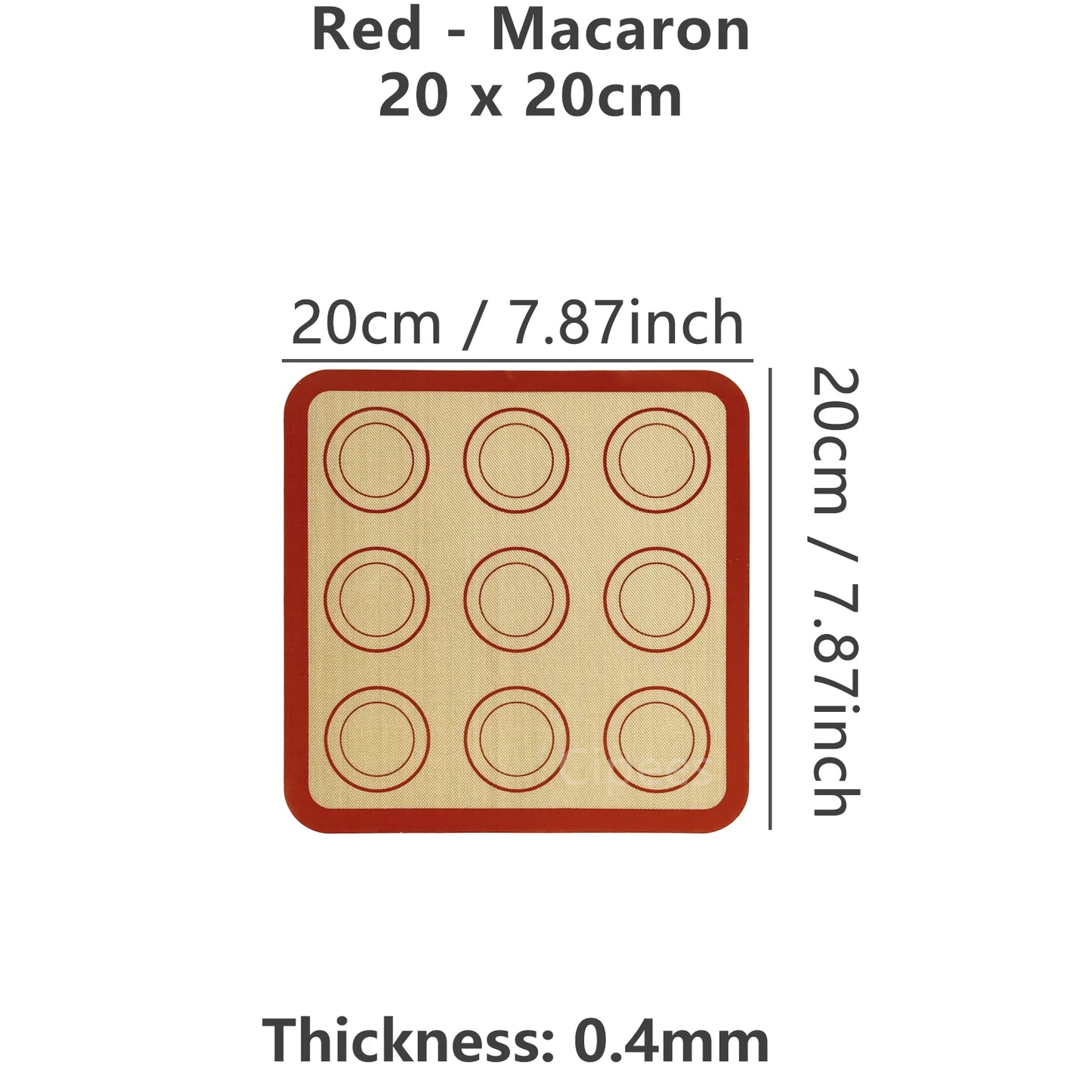 Reusable Silicone Baking Mat for Oven – Non Stick Heat Resistant Cookie & Baking Sheet Liner