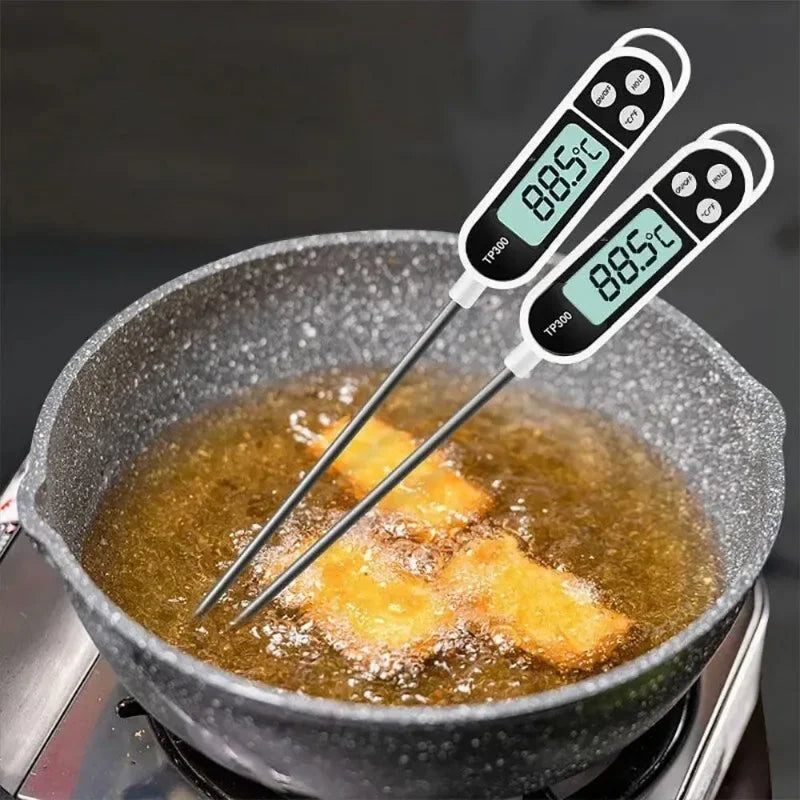 Digital Food Thermometer TP300 – Kitchen, Meat, BBQ, Oven & Water/Oil Cooking Probe