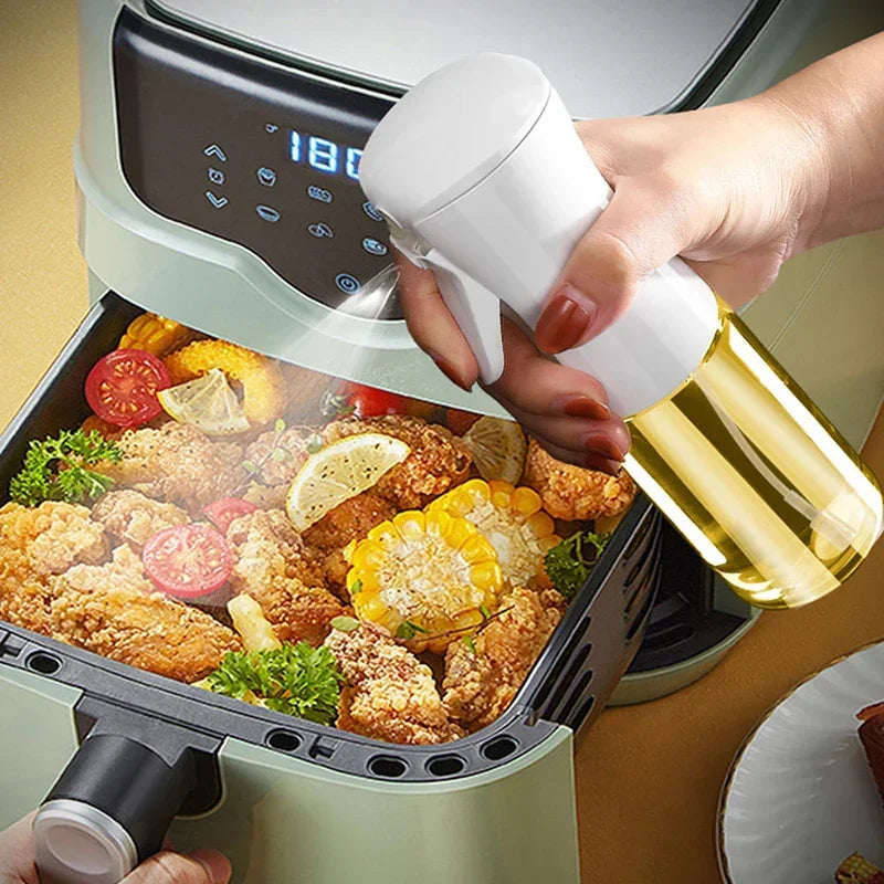 Oil Spray Bottle Dispenser – Olive Oil Sprayer for Cooking, Air Fryer, BBQ & Salad