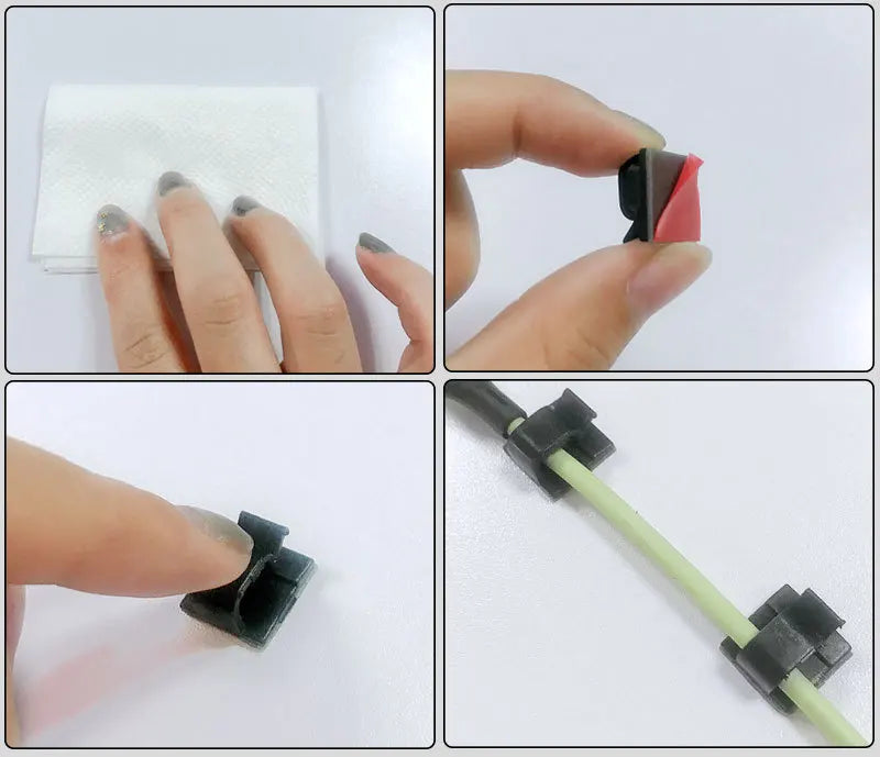 Self Adhesive Cable Clips – Wire Organizer & Cord Holder 10/50PCS