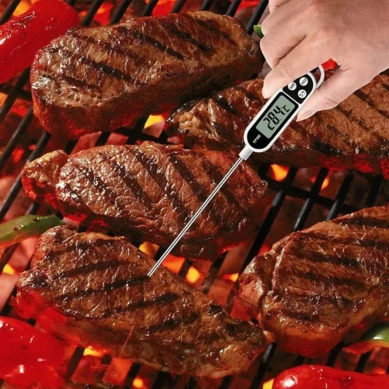 Digital Food Thermometer TP300 – Kitchen, Meat, BBQ, Oven & Water/Oil Cooking Probe