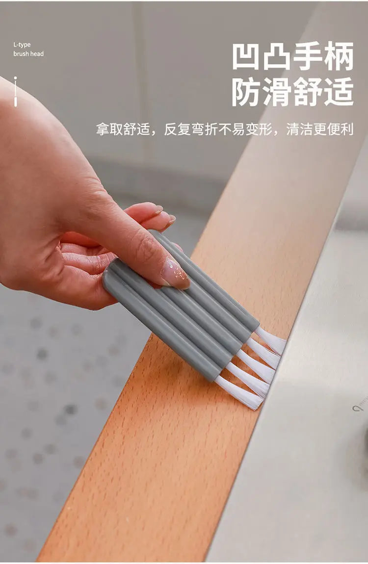 Multifunctional Flexible Cleaning Brush – Milk Bottle, Cup Slot & Keyboard Cleaner