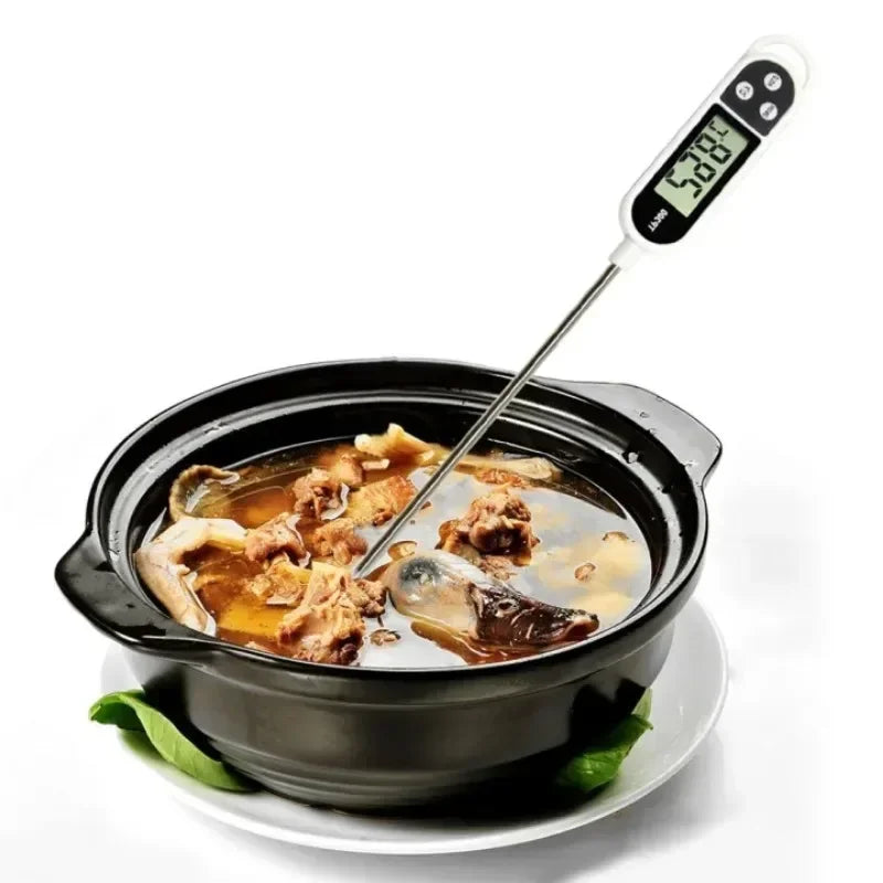 Digital Food Thermometer TP300 – Kitchen, Meat, BBQ, Oven & Water/Oil Cooking Probe