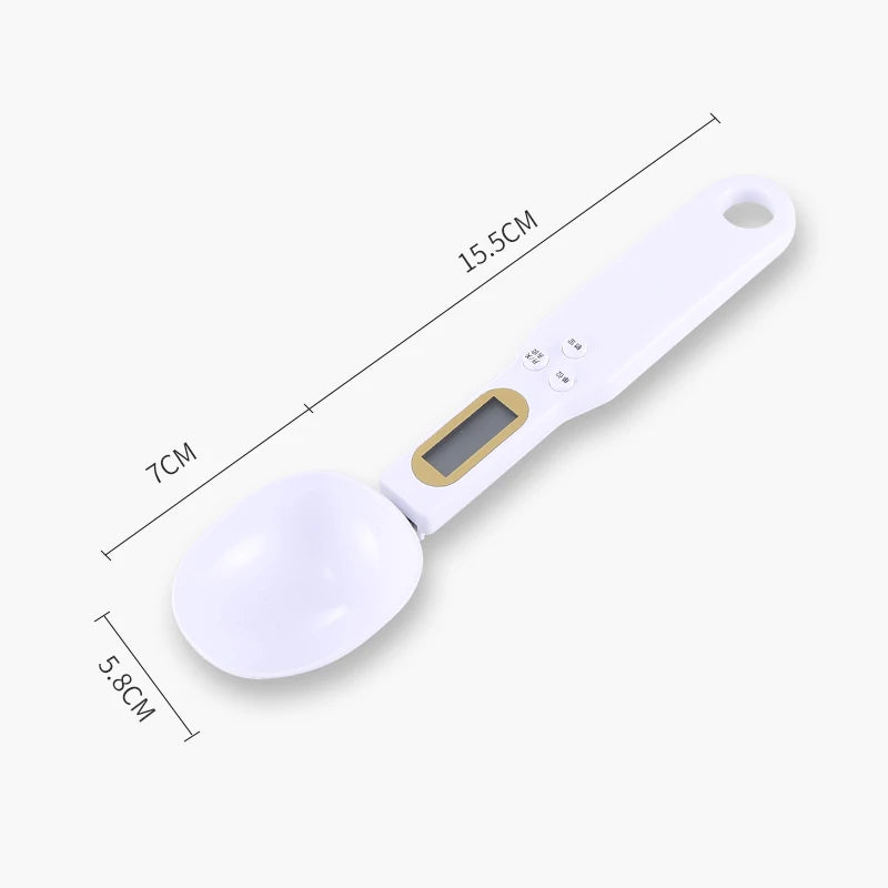 Mini Spoon Digital Kitchen Scale – LCD Food Scale for Coffee, Flour & Cooking (0.1-500g)