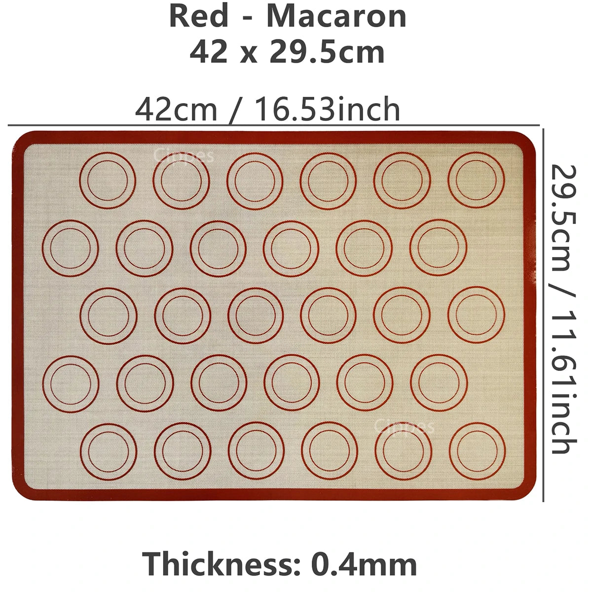 Reusable Silicone Baking Mat for Oven – Non Stick Heat Resistant Cookie & Baking Sheet Liner