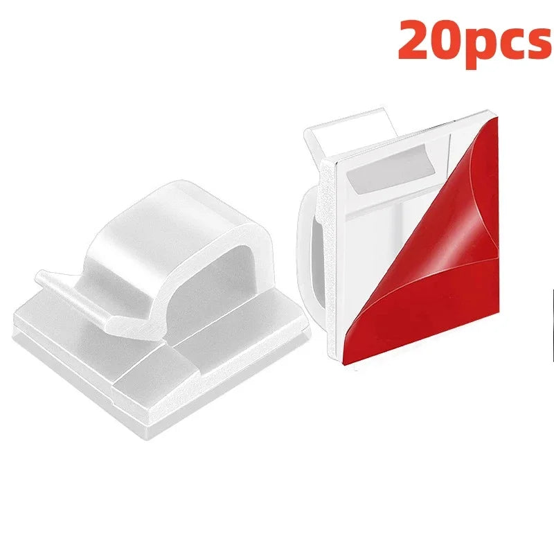 Self Adhesive Cable Clips – Wire Organizer & Cord Holder 10/50PCS