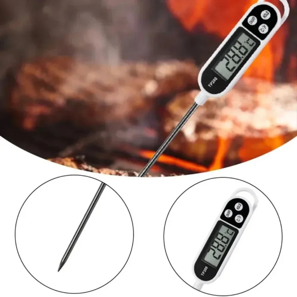 Digital Food Thermometer TP300 – Kitchen, Meat, BBQ, Oven & Water/Oil Cooking Probe