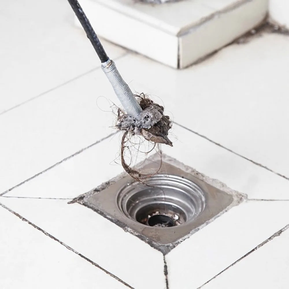 Four-Claw Telescopic Drain Opener – Hand Plunger for Bathroom and Kitchen Pipes