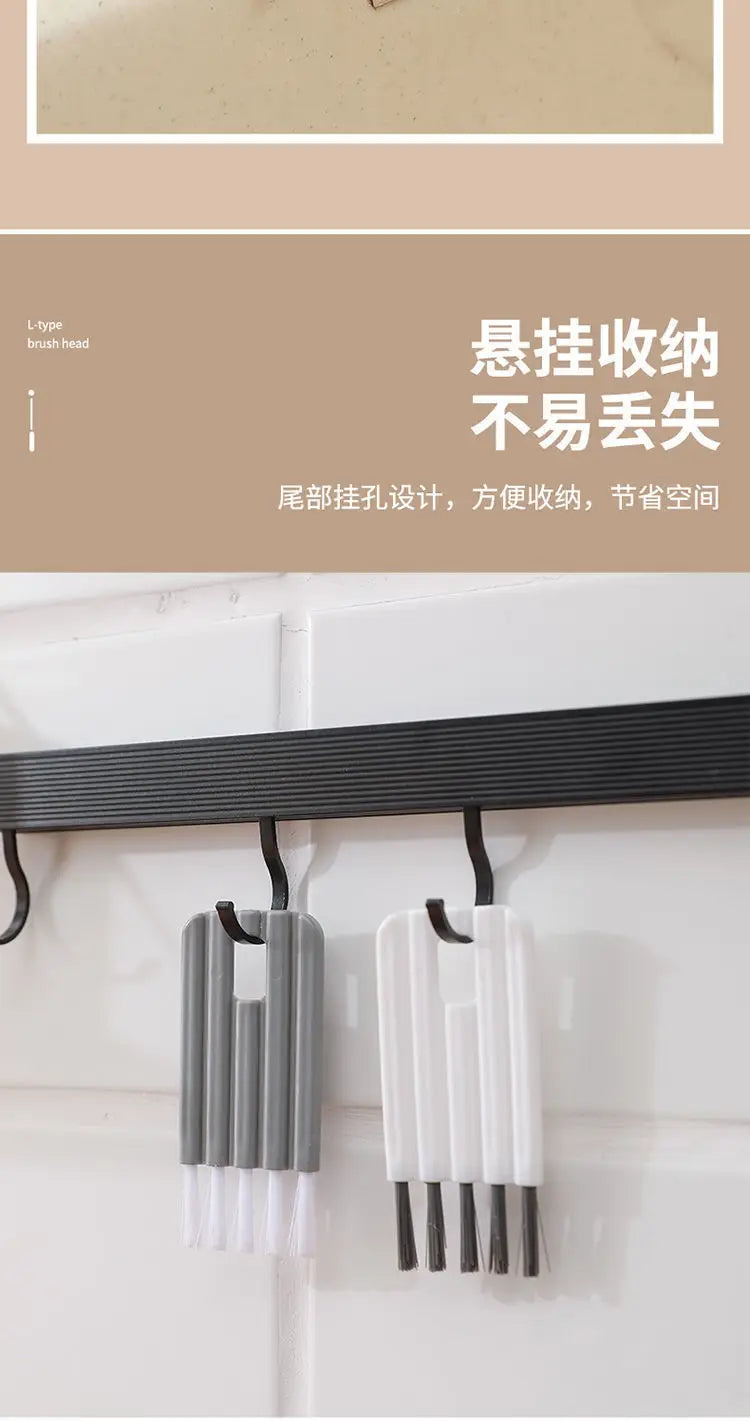 Multifunctional Flexible Cleaning Brush – Milk Bottle, Cup Slot & Keyboard Cleaner