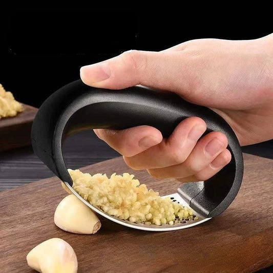 Stainless Steel Garlic Press – Heavy Duty Garlic Crusher & Mincer Kitchen Tool