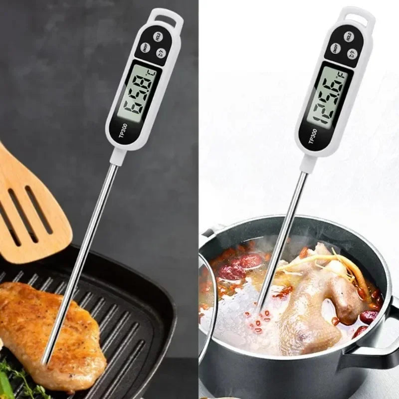 Digital Food Thermometer TP300 – Kitchen, Meat, BBQ, Oven & Water/Oil Cooking Probe